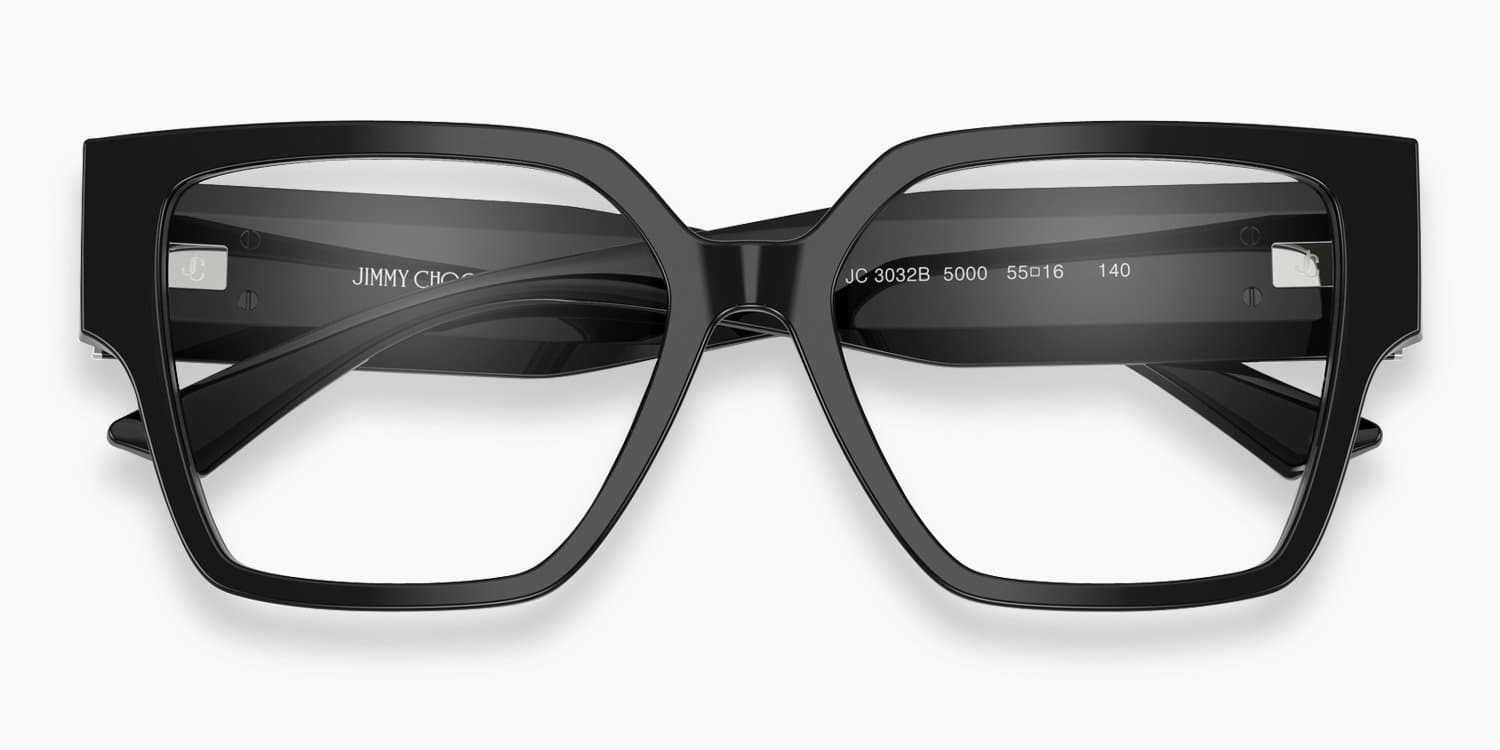 Jimmy Choo 0JC3032B 5000 Eyeglasses Black 55mm Women 4