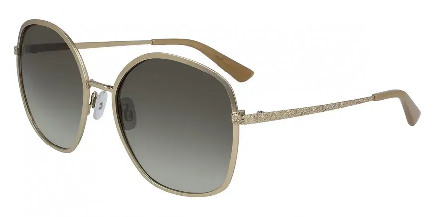 Anne Klein AK7063 717 Sunglasses Gold 57mm Women