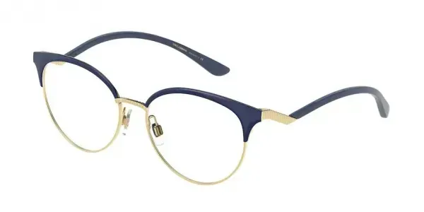 Dolce & Gabbana DG1337 Eyeglasses Gold/blue 53mm Women