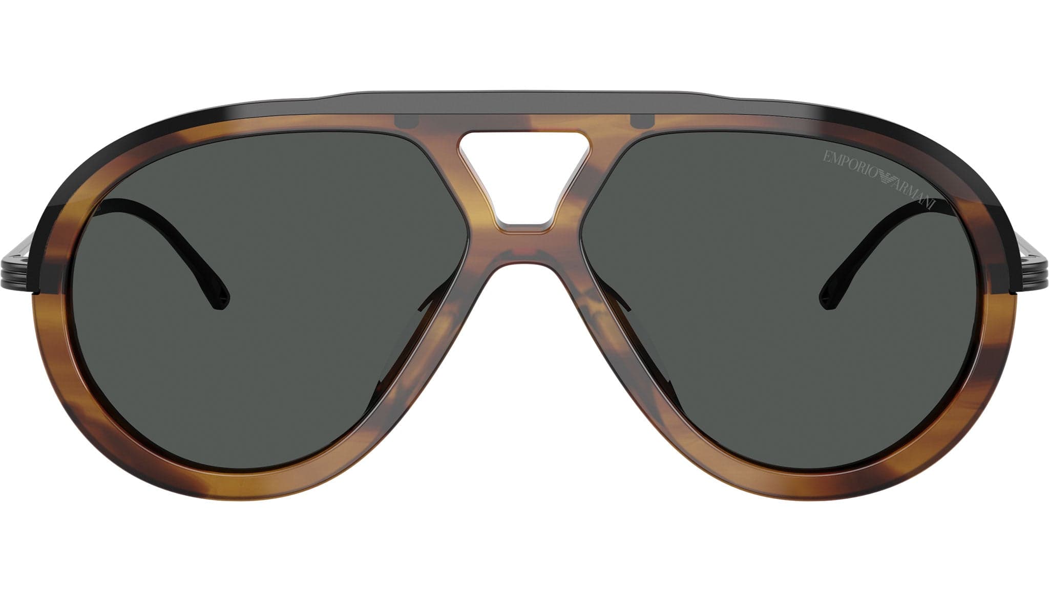 Emporio Armani 0EA4242U 621287 Sunglasses Bright Brown Streaked 56mm Men 2
