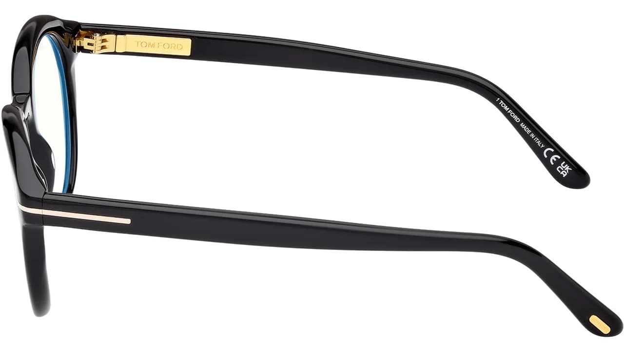 Tom Ford FT6061B 001 Eyeglasses Shiny Black 50mm Unisex 4