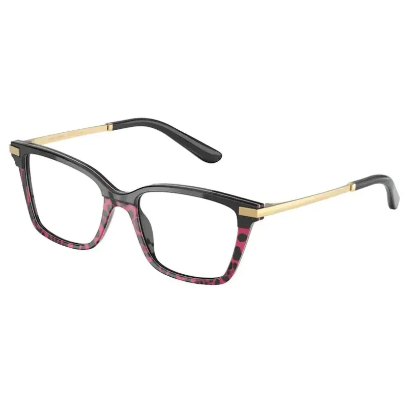 Dolce & Gabbana DG3345 3319 Eyeglasses Leo Pink 52mm Women