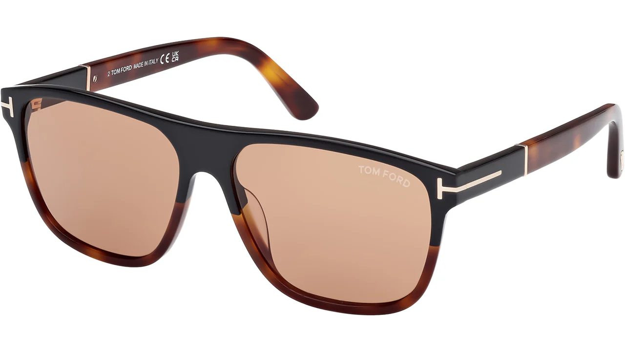 Tom Ford FT1081 05E Sunglasses Black 58mm Men
