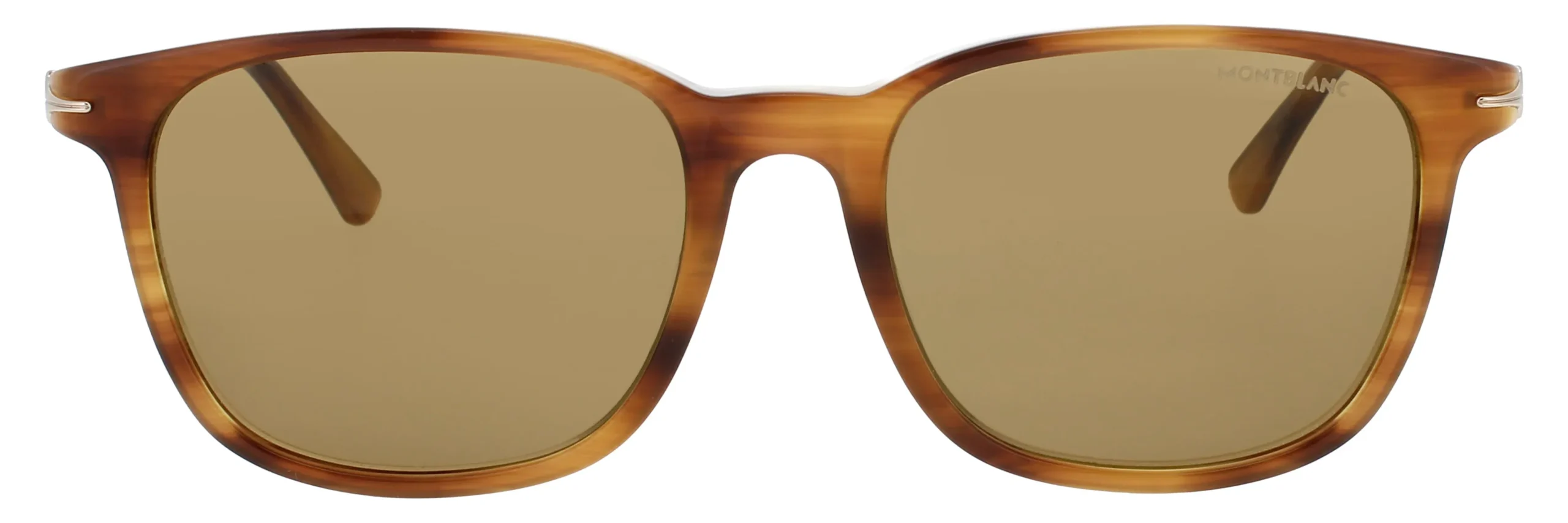 Montblanc MB0338S 004 Sunglasses Brown 52mm Men 2