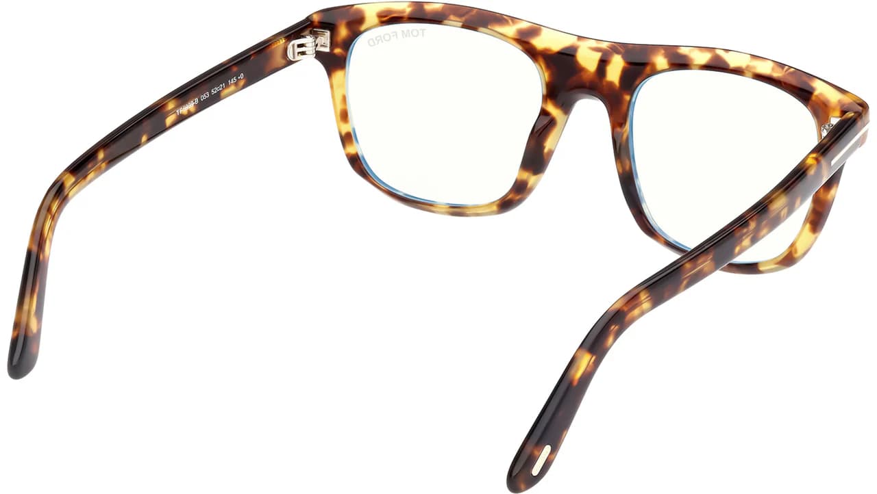 Tom Ford FT5939B 53 Eyeglasses Blonde Havana 52mm Men 5