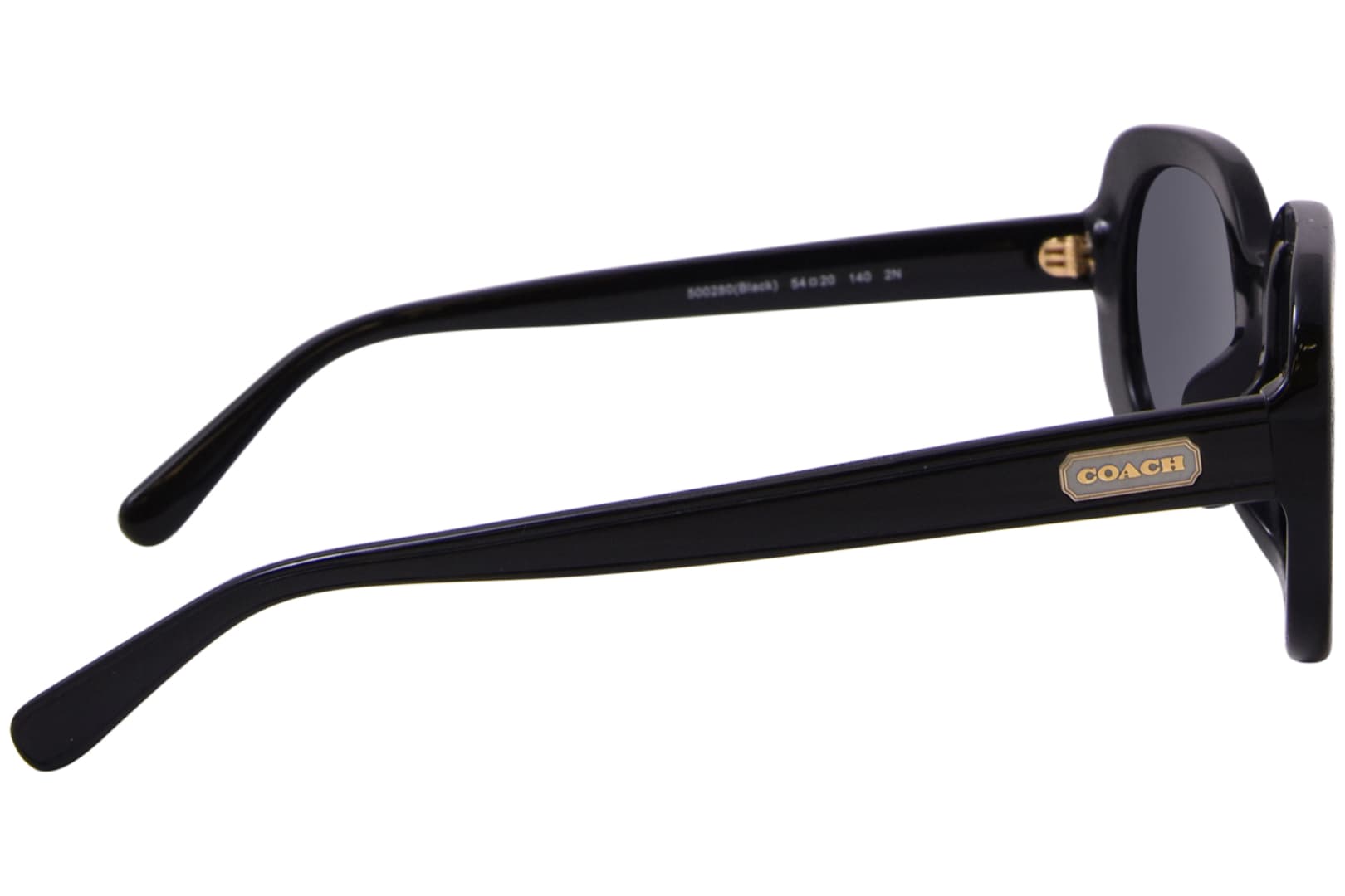 Coach HC8358U 500280 Sunglasses Black 54mm Women 3