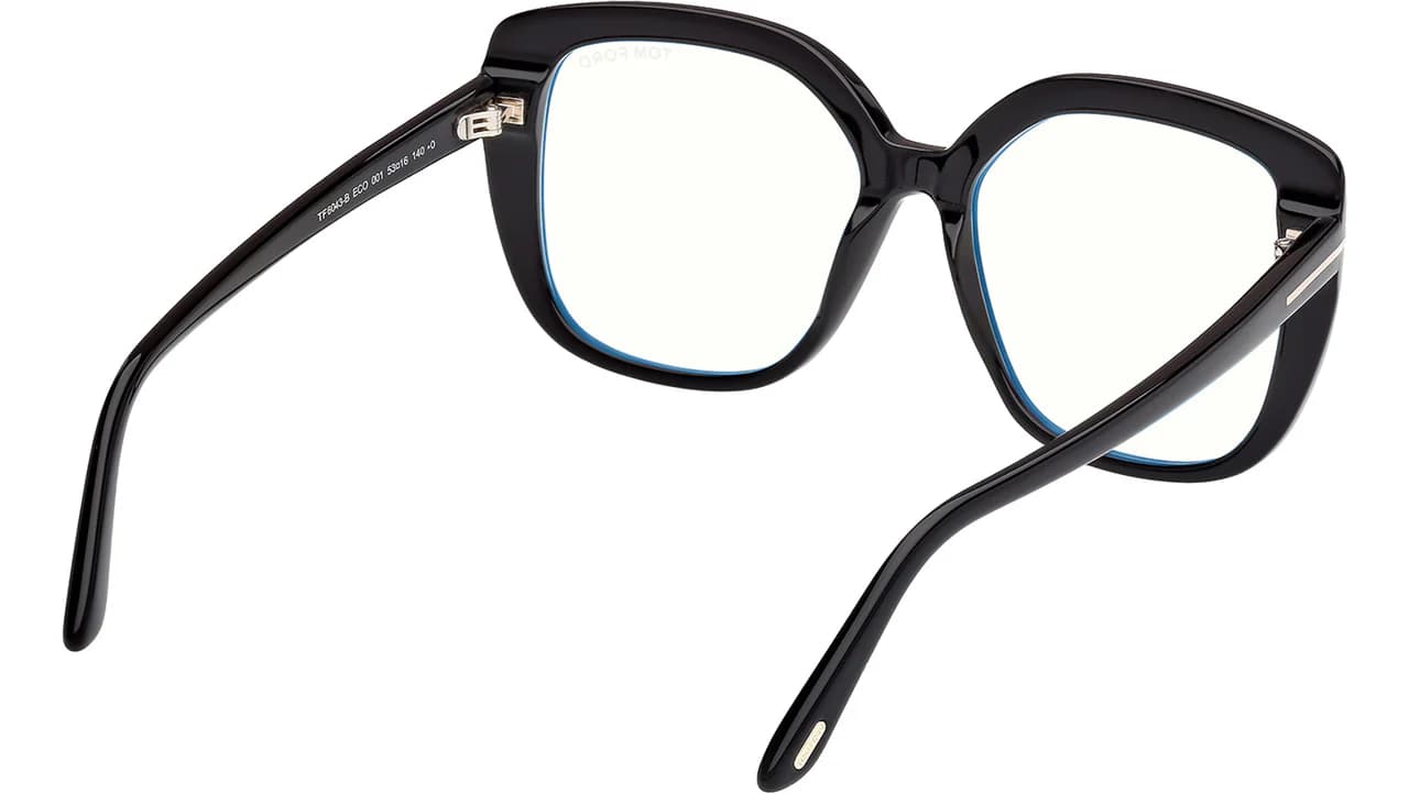 Tom Ford FT6043B 001 Eyeglasses Shiny Black 53mm Women 5