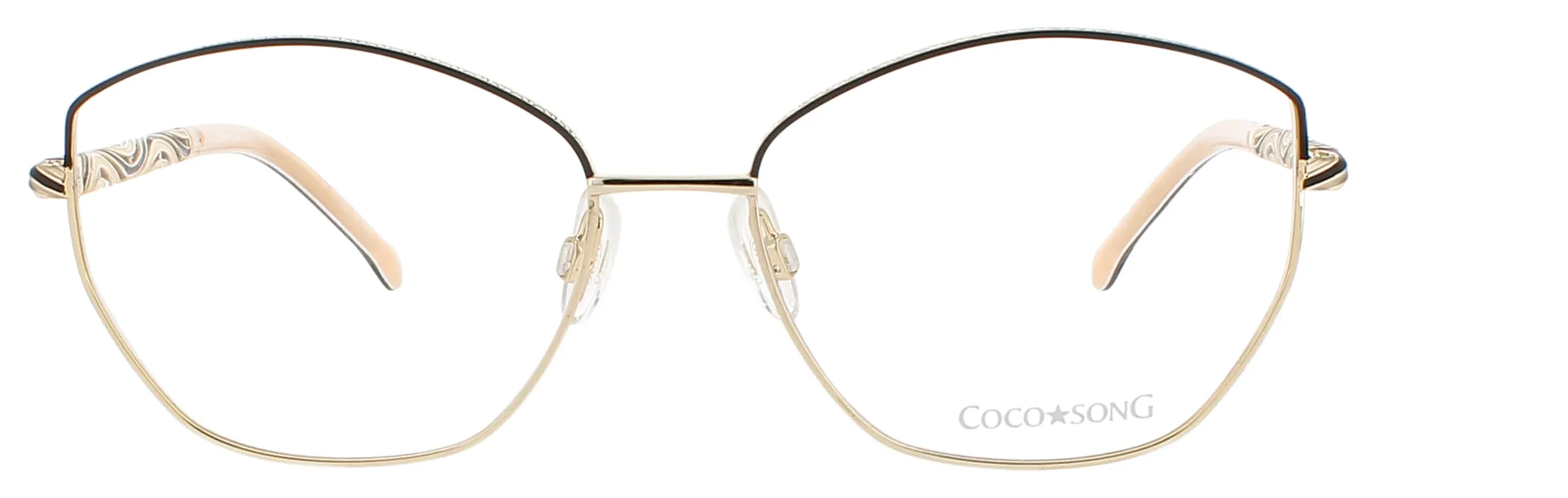 Coco Song SURFING DOLPHIN C01 Eyeglasses Gold 55mm Women 2