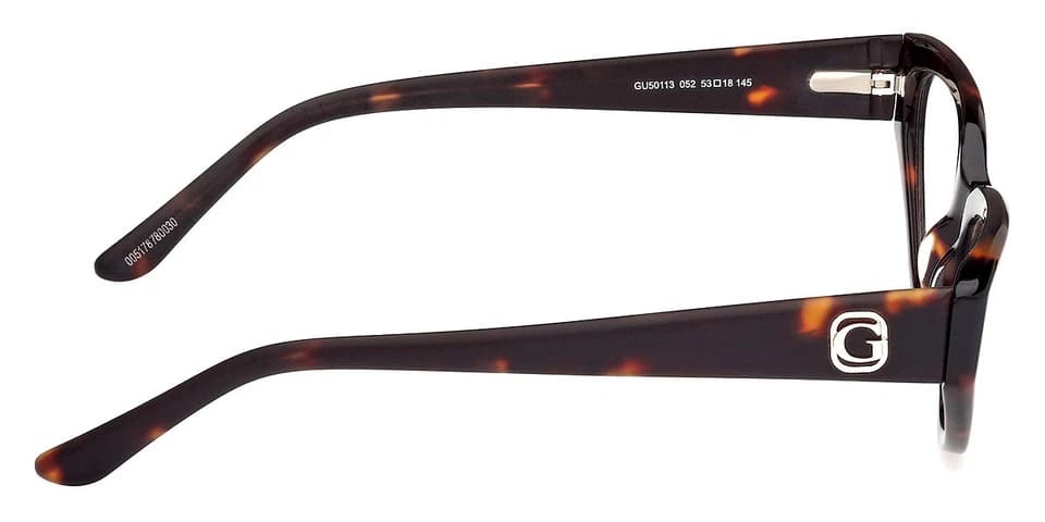 Guess GU50113 052 Eyeglasses Dark Havana 53mm Women 5