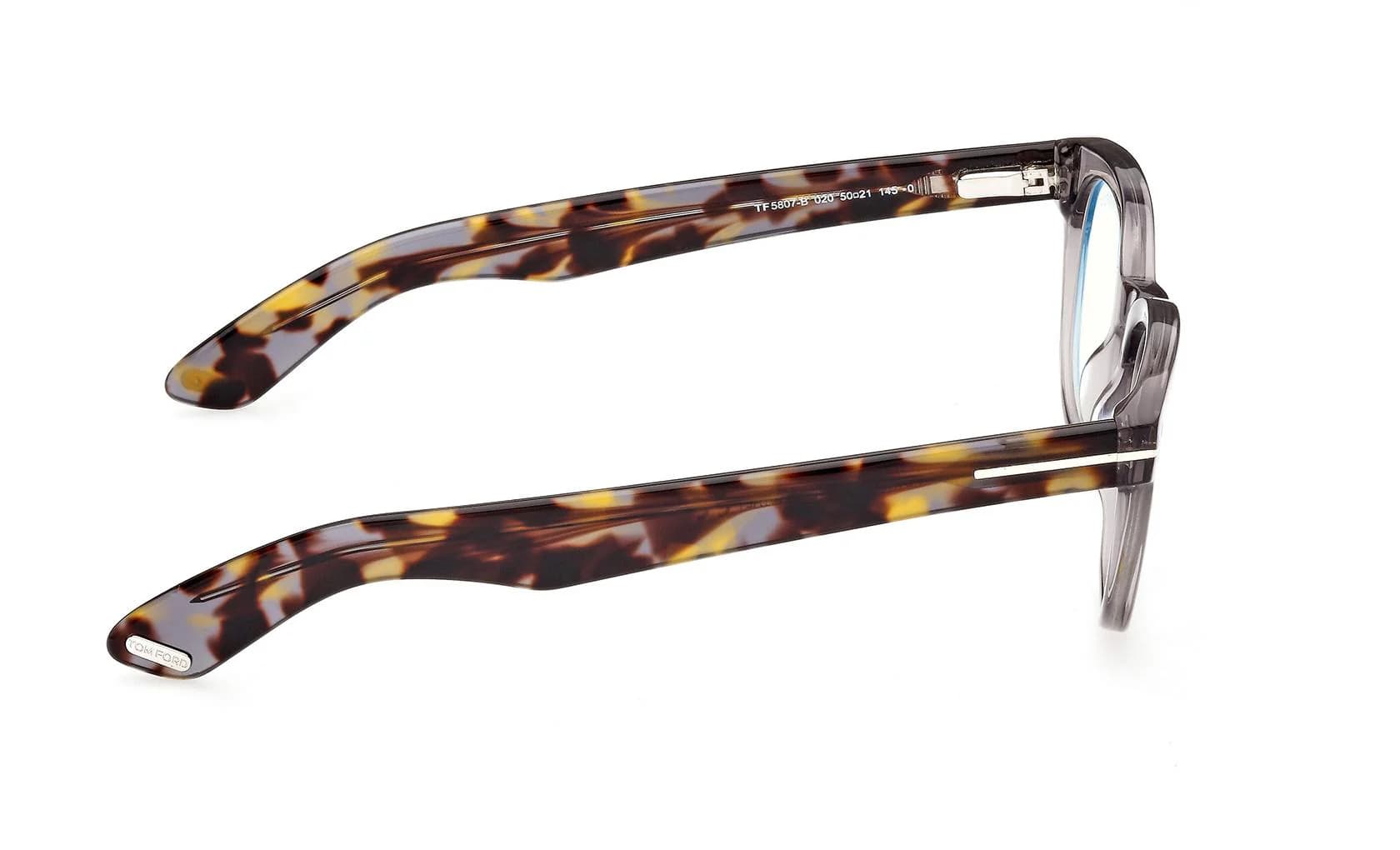 Tom Ford FT5807B 020 Eyeglasses Grey 50mm Men 3