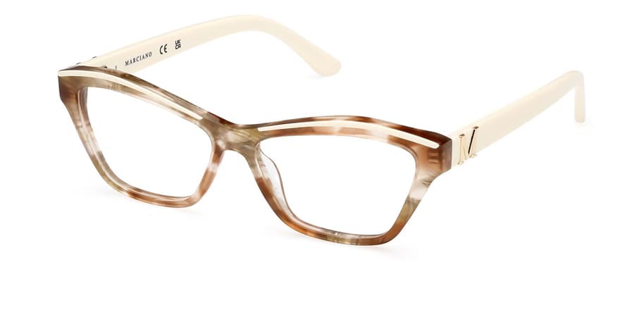 Marciano GM0396 059 Eyeglasses Beige 55mm Women