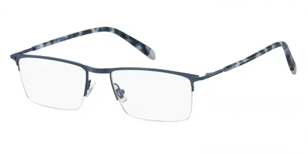 Fossil 7064 PJP Eyeglasses Blue 55mm Men