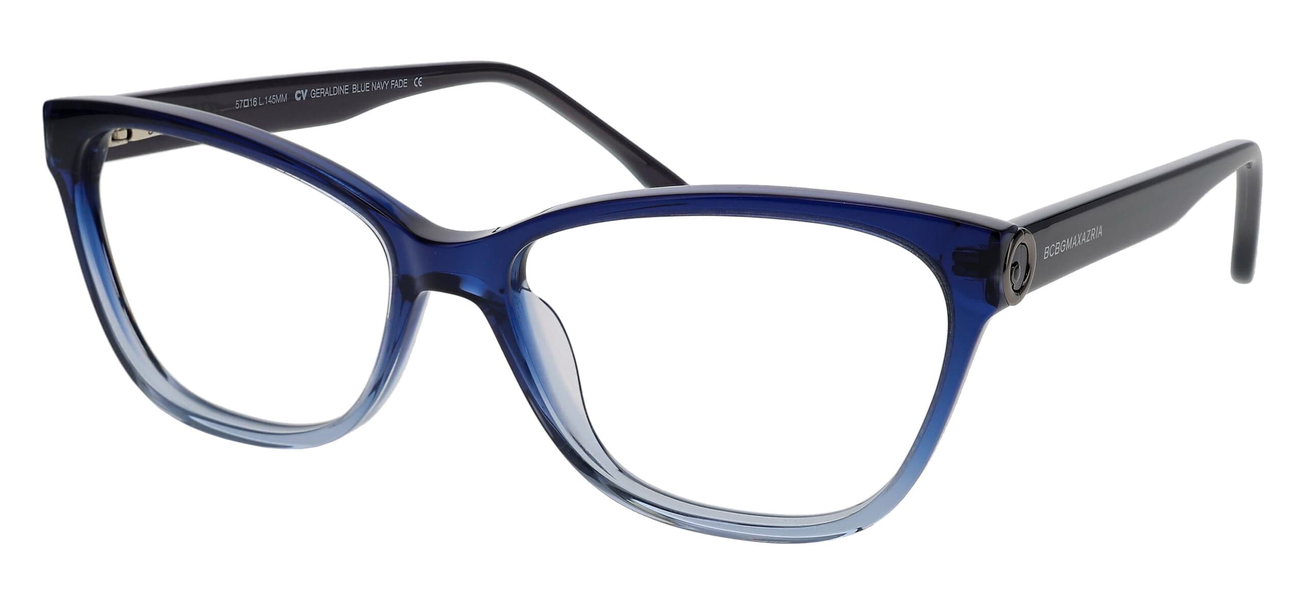 BCBGMAXAZRIA Geraldine Eyeglasses Blue Navy Fade 57mm Women