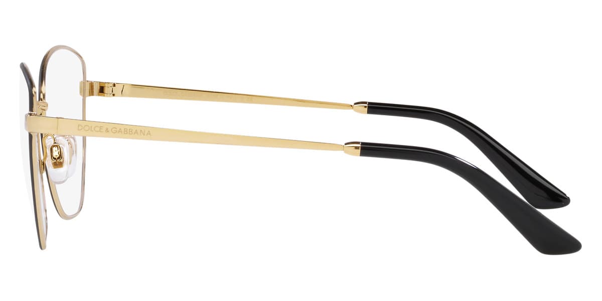Dolce & Gabbana DG1340 1311 Eyeglasses Gold Matte Black 56mm Women 2