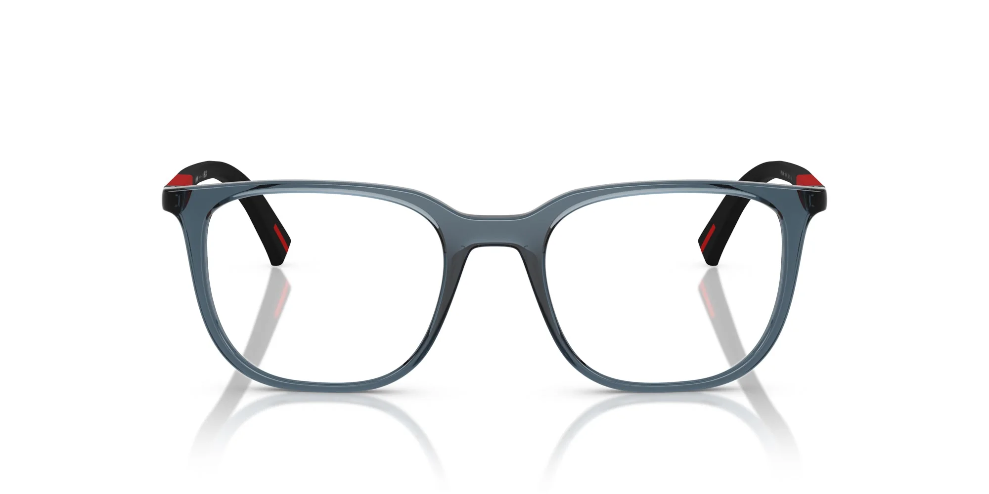 Prada Linea Rossa VPS04R CZH1O1 Eyeglasses Transparent Blue 48mm Unisex 2