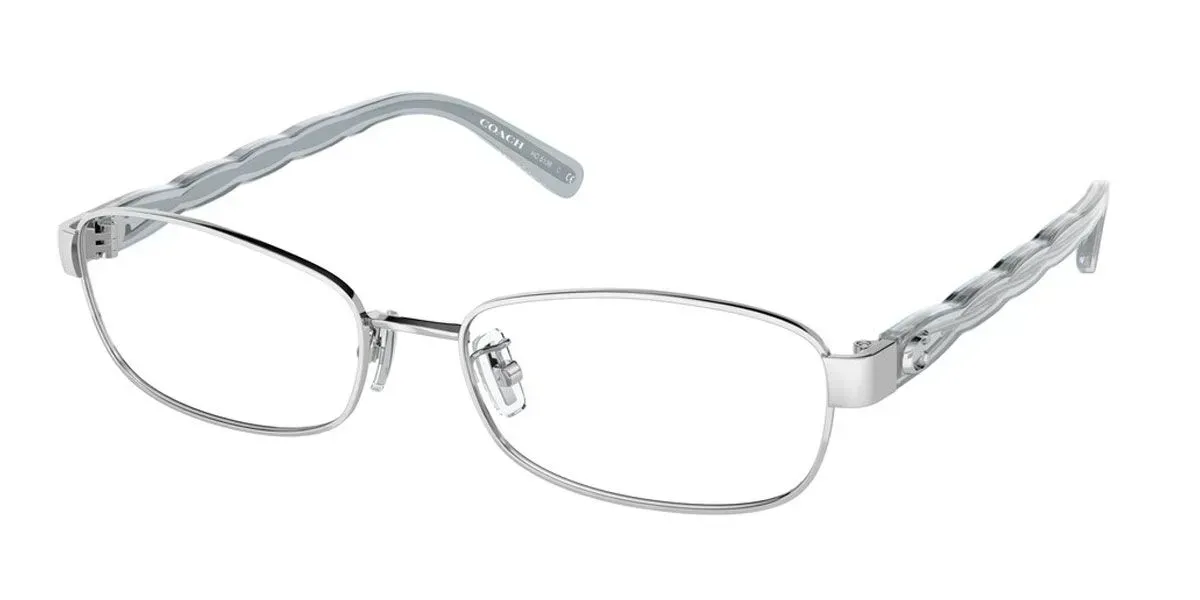 Coach HC5138 9001 Eyeglasses Shiny Silver 53mm Women