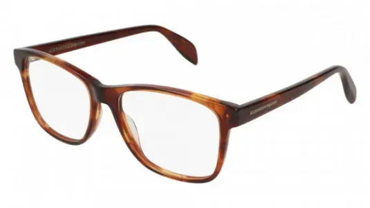 Alexander McQueen AM0113O 002 Eyeglasses Havana 55mm Women