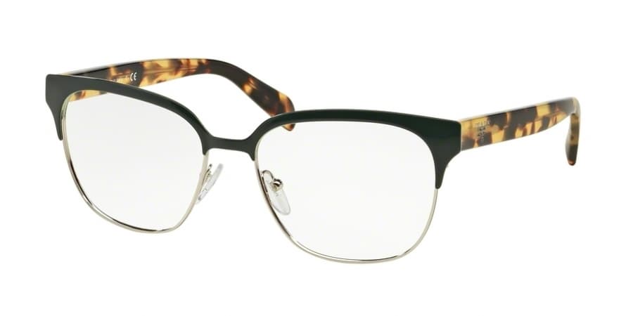 Prada VPR54S UEZ1O1 Eyeglasses Black Tortoise 52mm Women