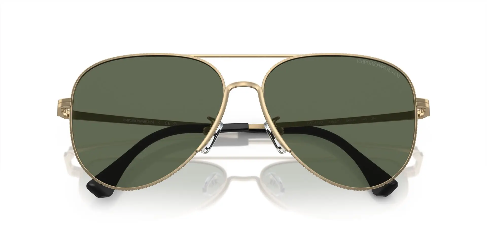 Emporio Armani 0EA2149D 300271 Sunglasses Matte Pale Gold 60mm Unisex 6