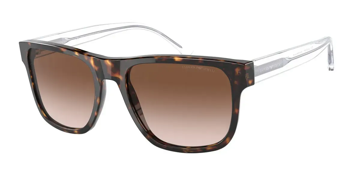 Emporio Armani EA4163F 587913 Sunglasses Havana 57mm Men