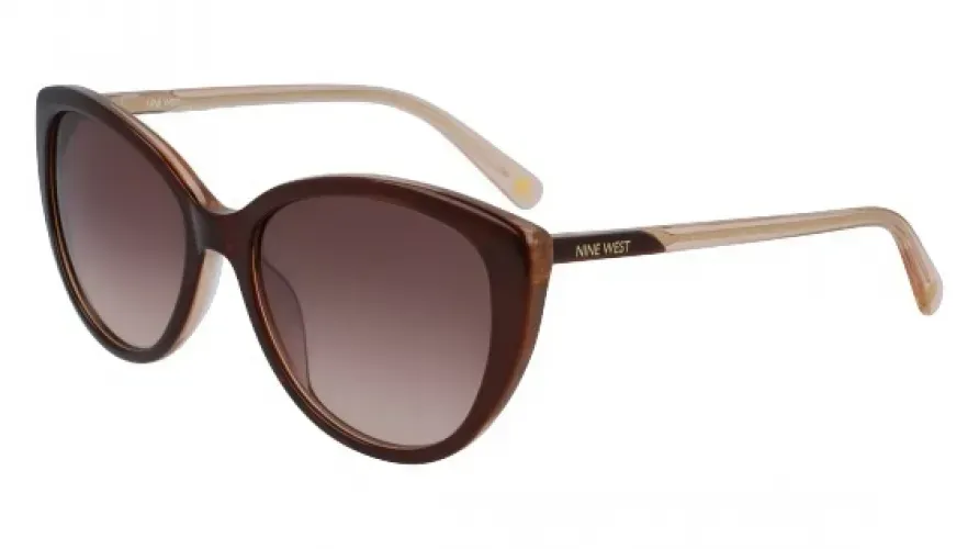 Nine West NW633S 210 Sunglasses Brown 56mm Women