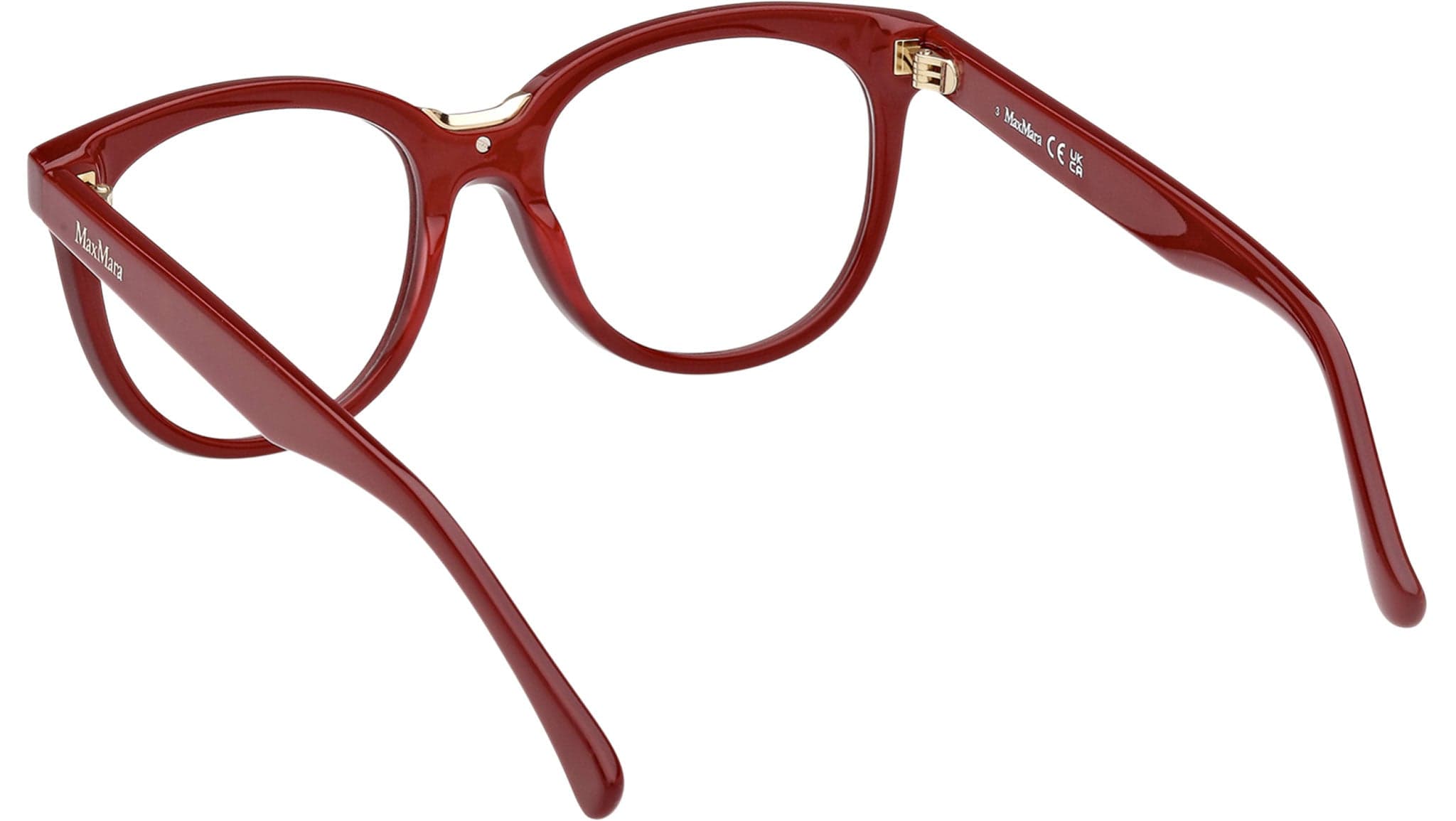 Max Mara MM5110 066 Eyeglasses Shiny Red 52mm 4
