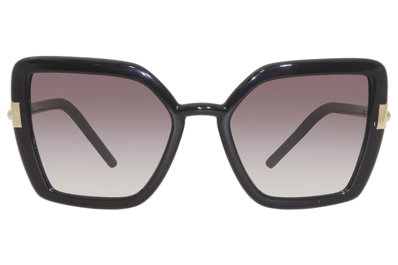Prada SPR09W 1AB0A7 Sunglasses Black 54mm Women 2