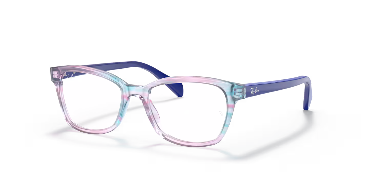 Ray-Ban RB1591 3807 Eyeglasses Violet Striped 48mm Kids
