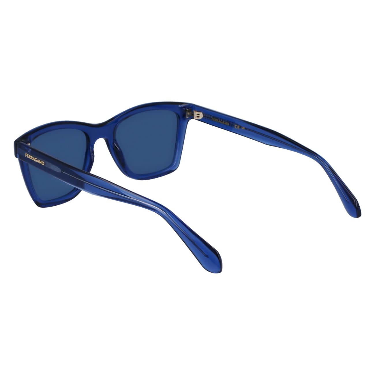 Salvatore Ferragamo SF2001S 432 Sunglasses Transparent Blue 54mm 4