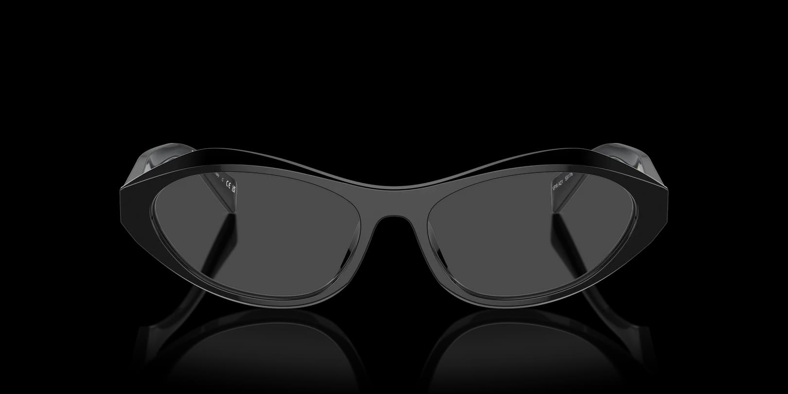 Prada 0PR A21V 16K1O1 Eyeglasses Black 53mm Women 2