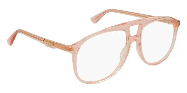 Gucci GG0264O 005 Eyeglasses Orange 57mm Women