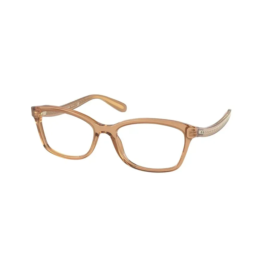 Coach HC6181 Eyeglasses Transparent Brown 54mm Women