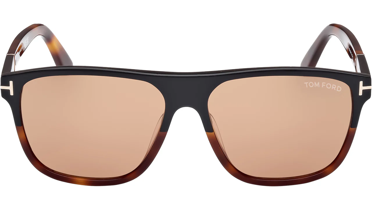 Tom Ford FT1081 05E Sunglasses Black 58mm Men 2
