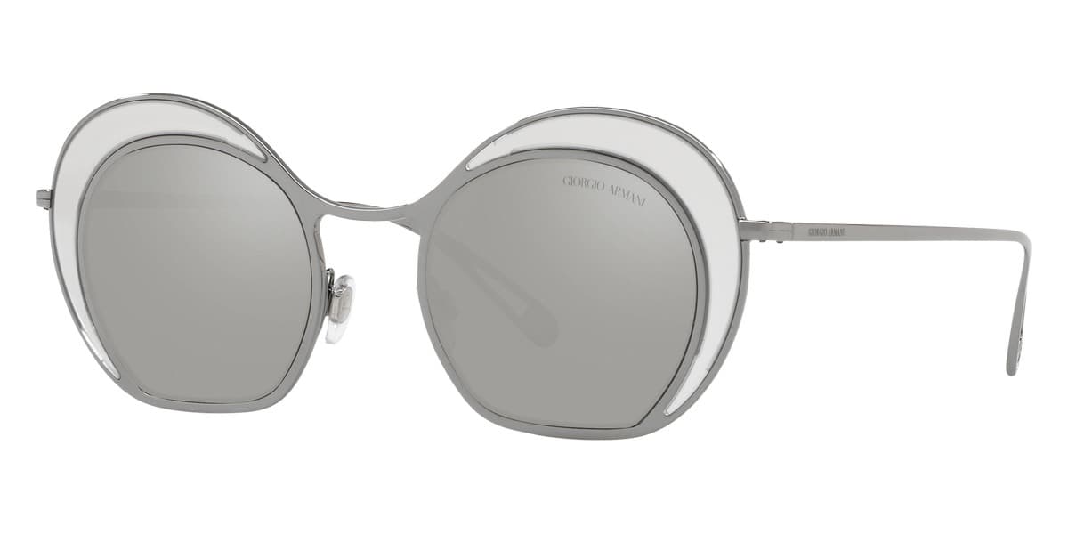 Giorgio Armani AR6073 30106G Sunglasses Silver 47mm Women