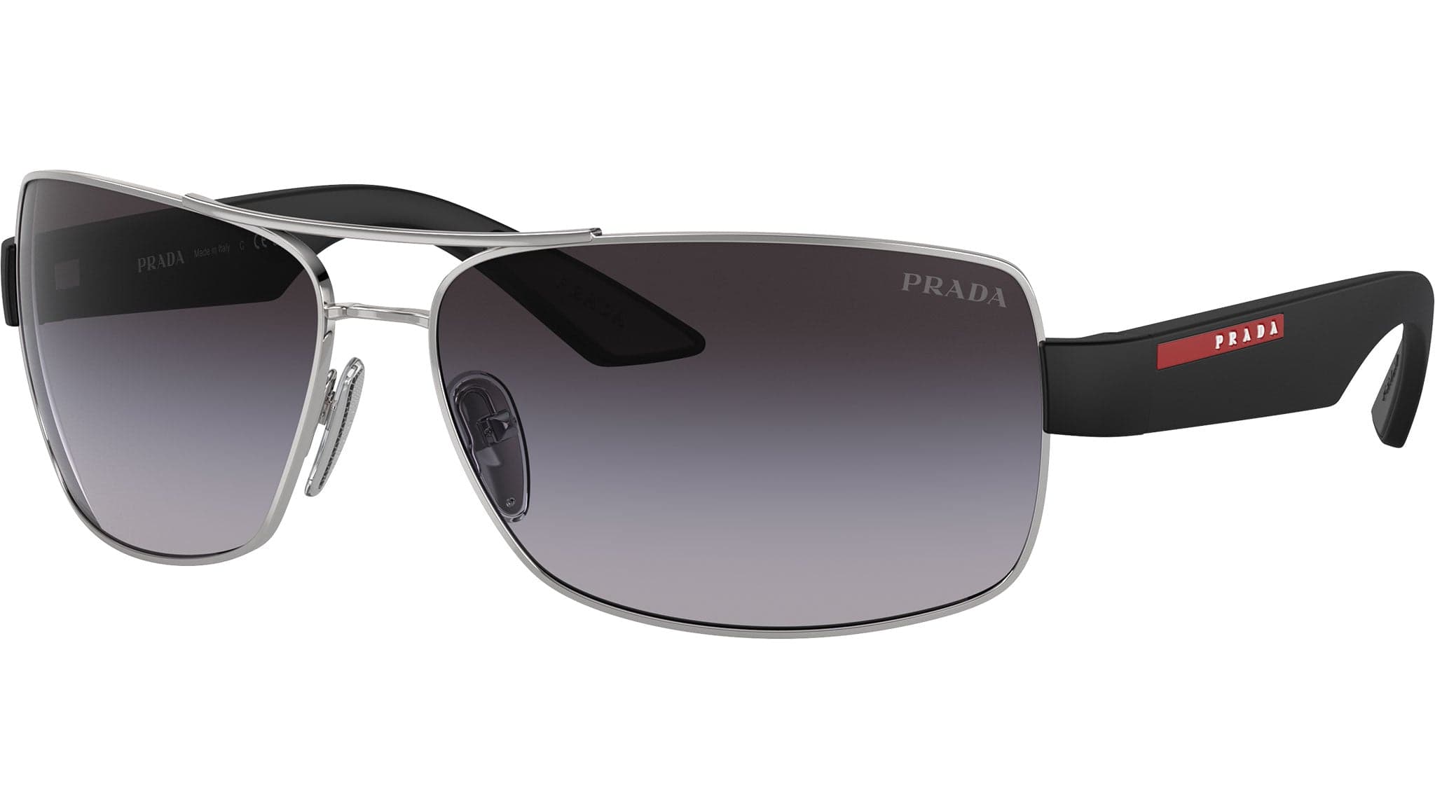 Prada Sport 0PS 50ZS 1BC09U Sunglasses Silver 65mm Men