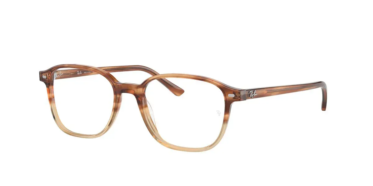 Ray-Ban RX5393F Leonard Eyeglasses Gradient Light Brown Havana 53mm Unisex