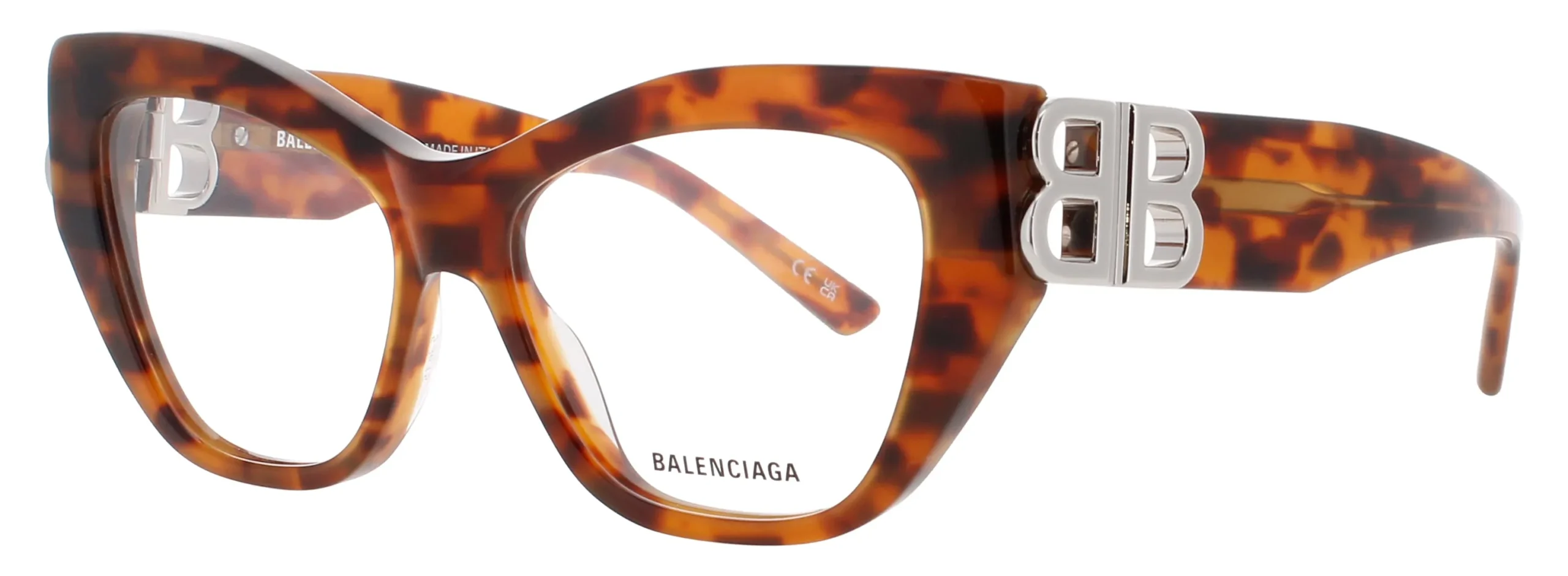 Balenciaga BB0312O 006 Eyeglasses Brown 53mm Women
