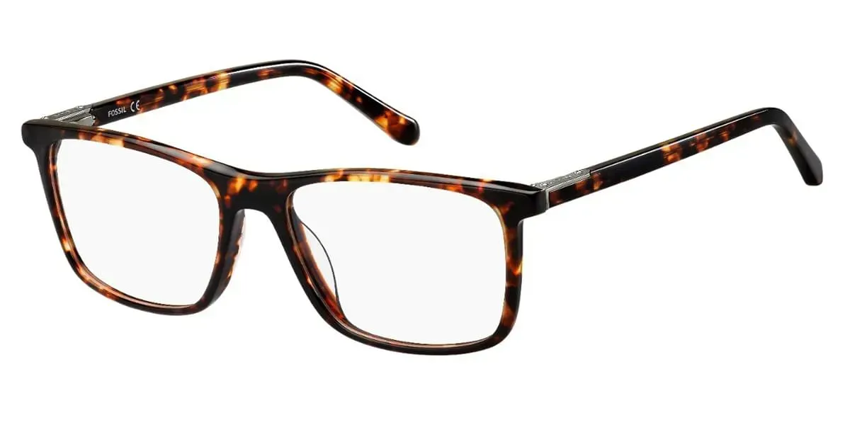Fossil FOS 7076 086 Eyeglasses Havana 53mm Men