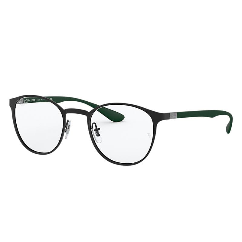 Ray-Ban LITEFORCE RB6355 3098 RX6355 Eyeglasses Black 50mm Unisex