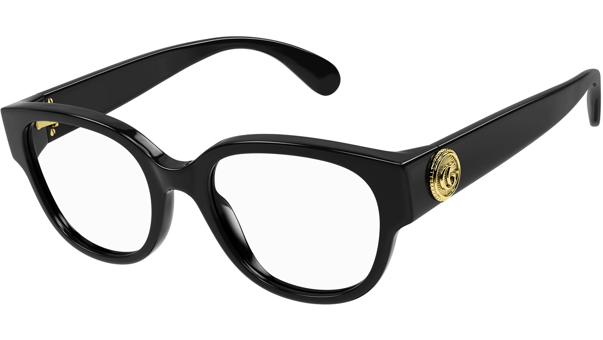 Gucci GG1411O 004 Eyeglasses Black 53mm Women
