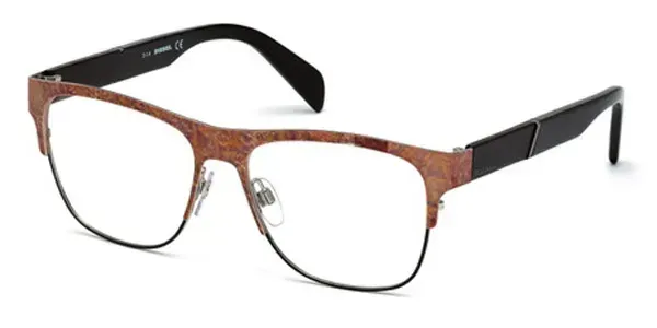 Diesel DL5094 DL5094 Eyeglasses Brown 55mm Unisex