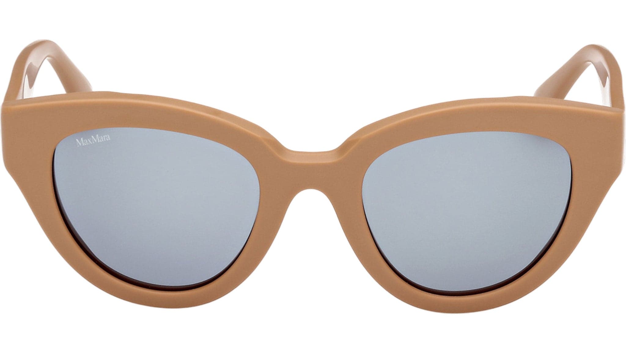 Max Mara MM0077 46N Sunglasses Matte Light Brown 50mm 2