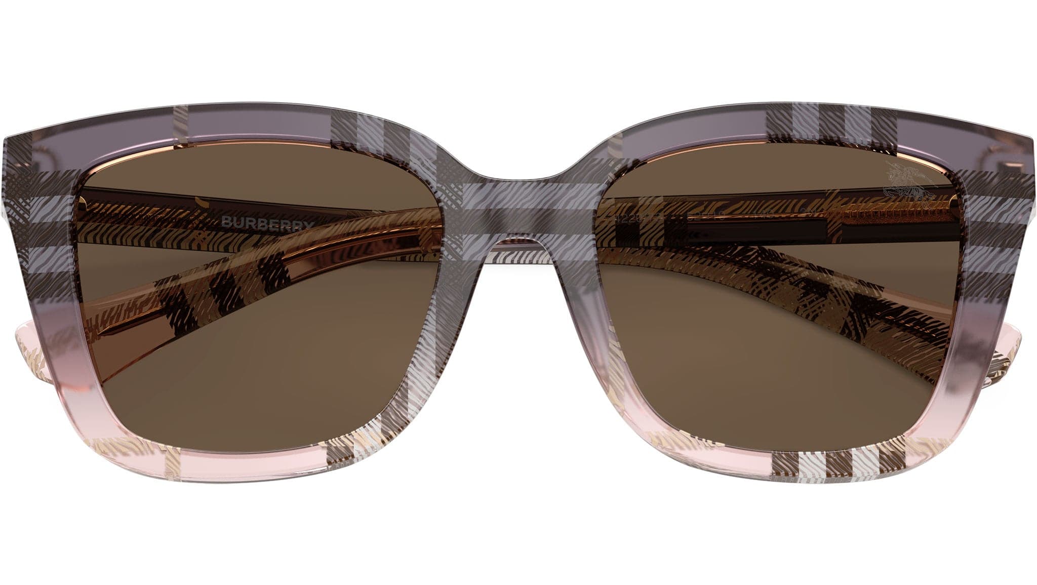 Burberry 0BE4487 422073 Sunglasses Check Gradient Rose 52mm Women 5