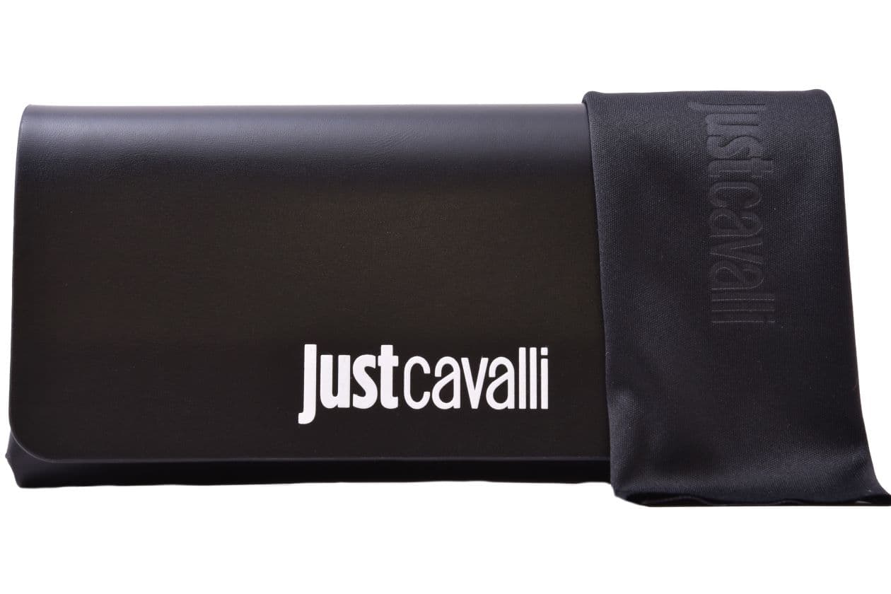 Just Cavalli VJC004V 06LA Eyeglasses Shiny Transparent Purple 51mm Women _Case