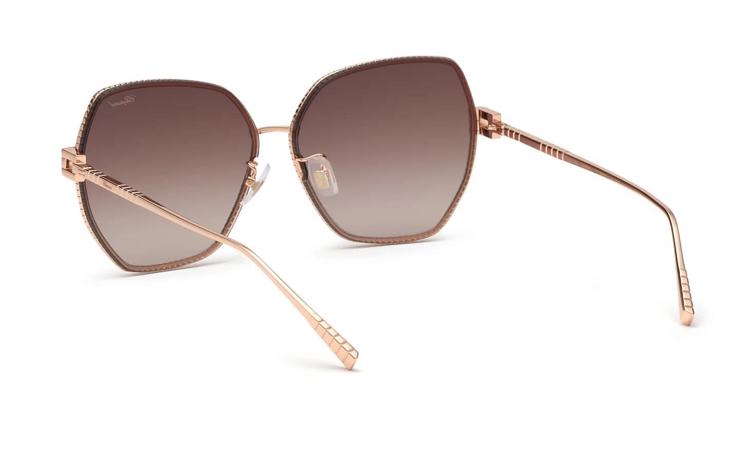 Chopard SCHL28M 08FC Sunglasses Shiny Copper Gold 59mm Women 4