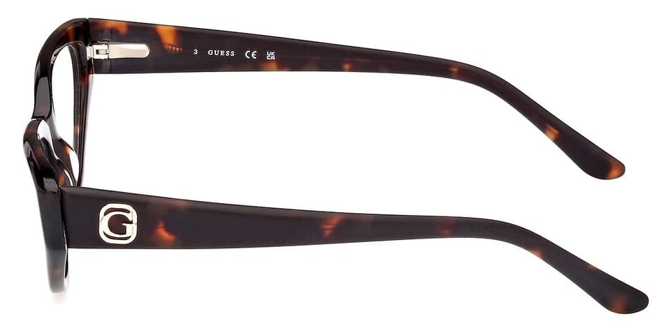 Guess GU50113 052 Eyeglasses Dark Havana 53mm Women 3
