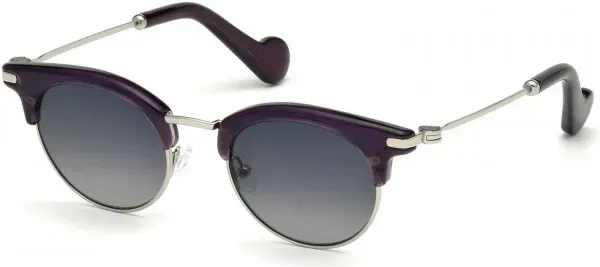 Moncler ML0035 78B Sunglasses Dark Lilac 47mm Unisex
