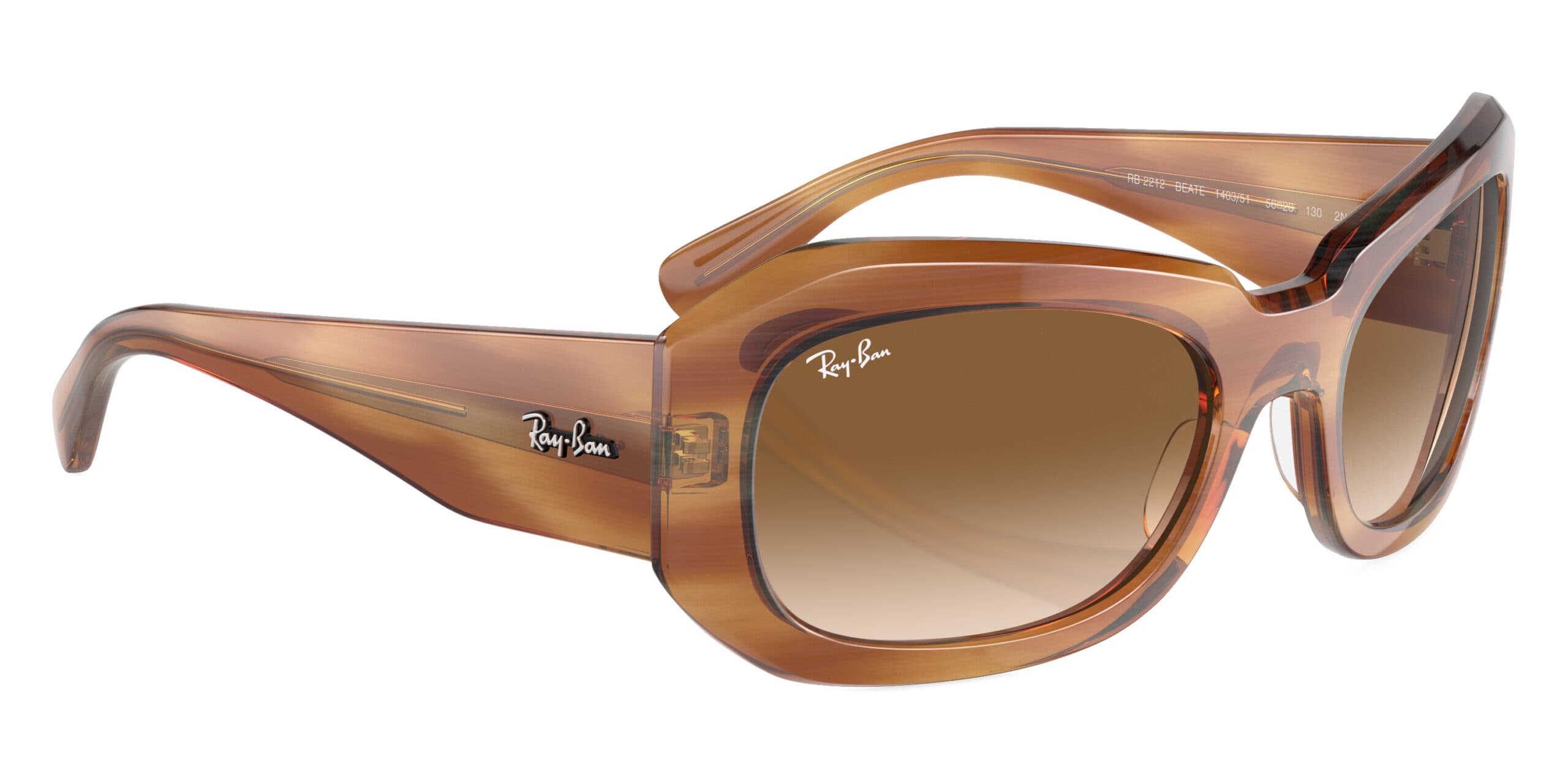 Ray-Ban RB2212 BEATE 140351 Sunglasses Brown 56mm Women 5
