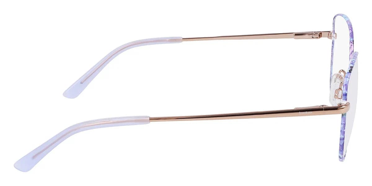 Bebe BB5207 422 Eyeglasses Blue Floral 51mm Women 5