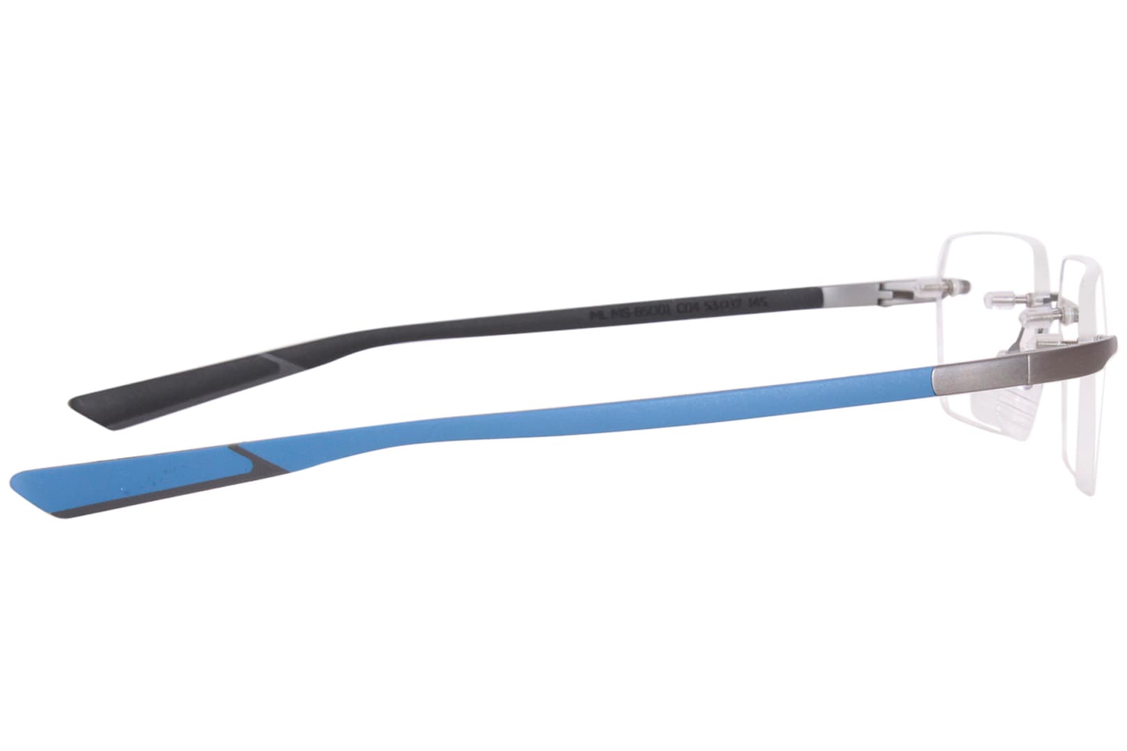 McLaren MLMS85O1 C04 Eyeglasses Gunmetal Blue 54mm Unisex 3
